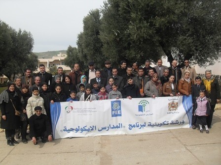 Programme « Eco-Ecoles » : Organisation d’ateliers de formation au profit des établissements scolaires marocains adhérents   Session 2013 : du 09 au 24 février 2013