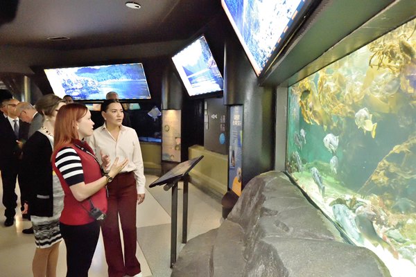 11 Septembre 2017 : <strong>SAR la Princesse Lalla Hasnaa</strong> visite le « Vancouver Aquarium Marine Science Centre »