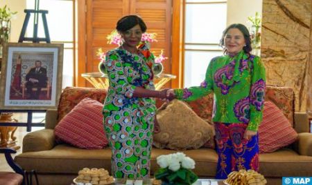 Charm el-Cheikh – COP27 – 08 Novembre 2022 : SAR la Princesse Lalla Hasnaa reçoit la ministre congolaise de l’Environnement et du Développement durable