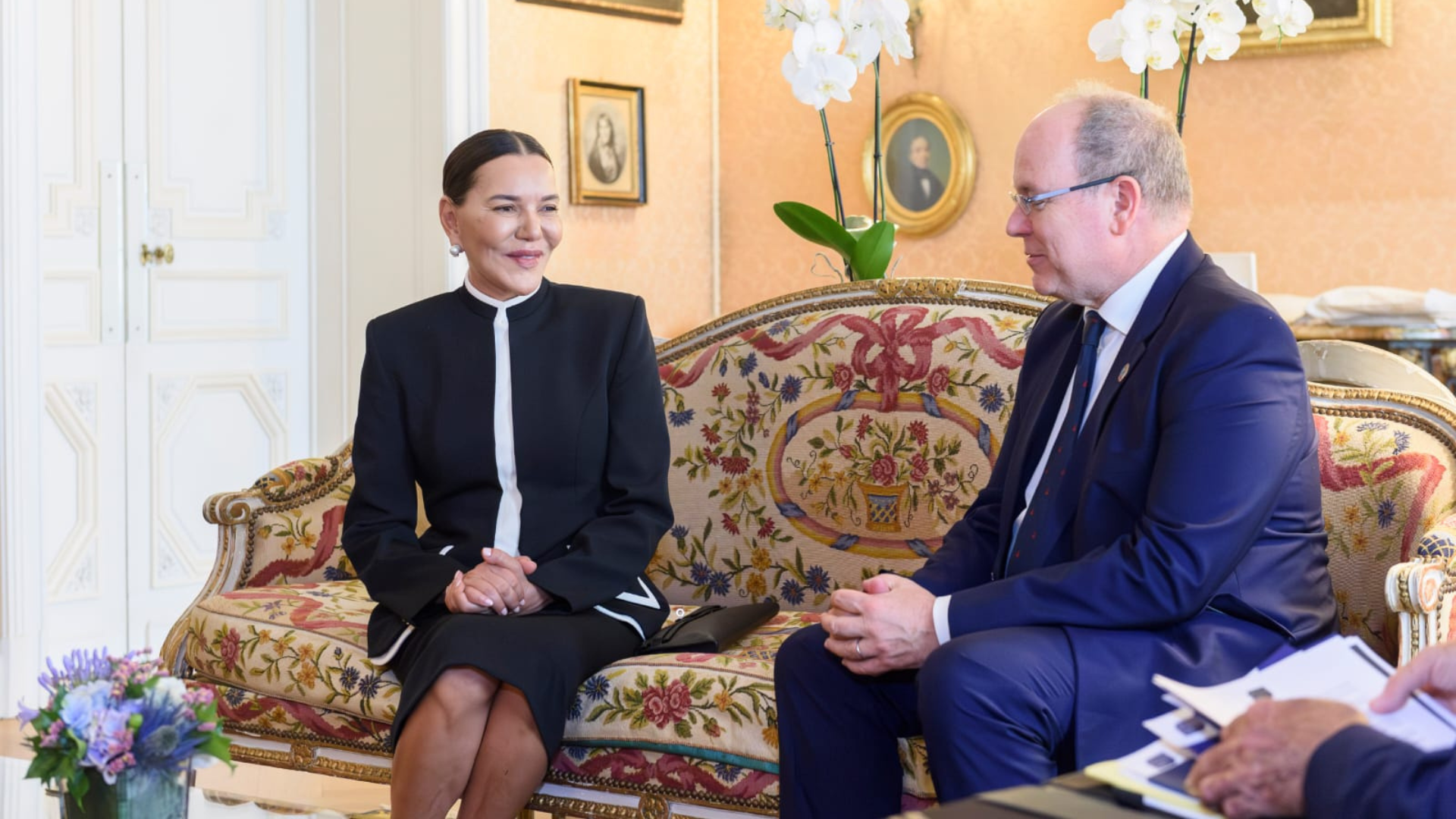 Monaco – June 14th, 2023 : HRH Princess Lalla Hasnaa Meets HSH Prince Albert II of Monaco
